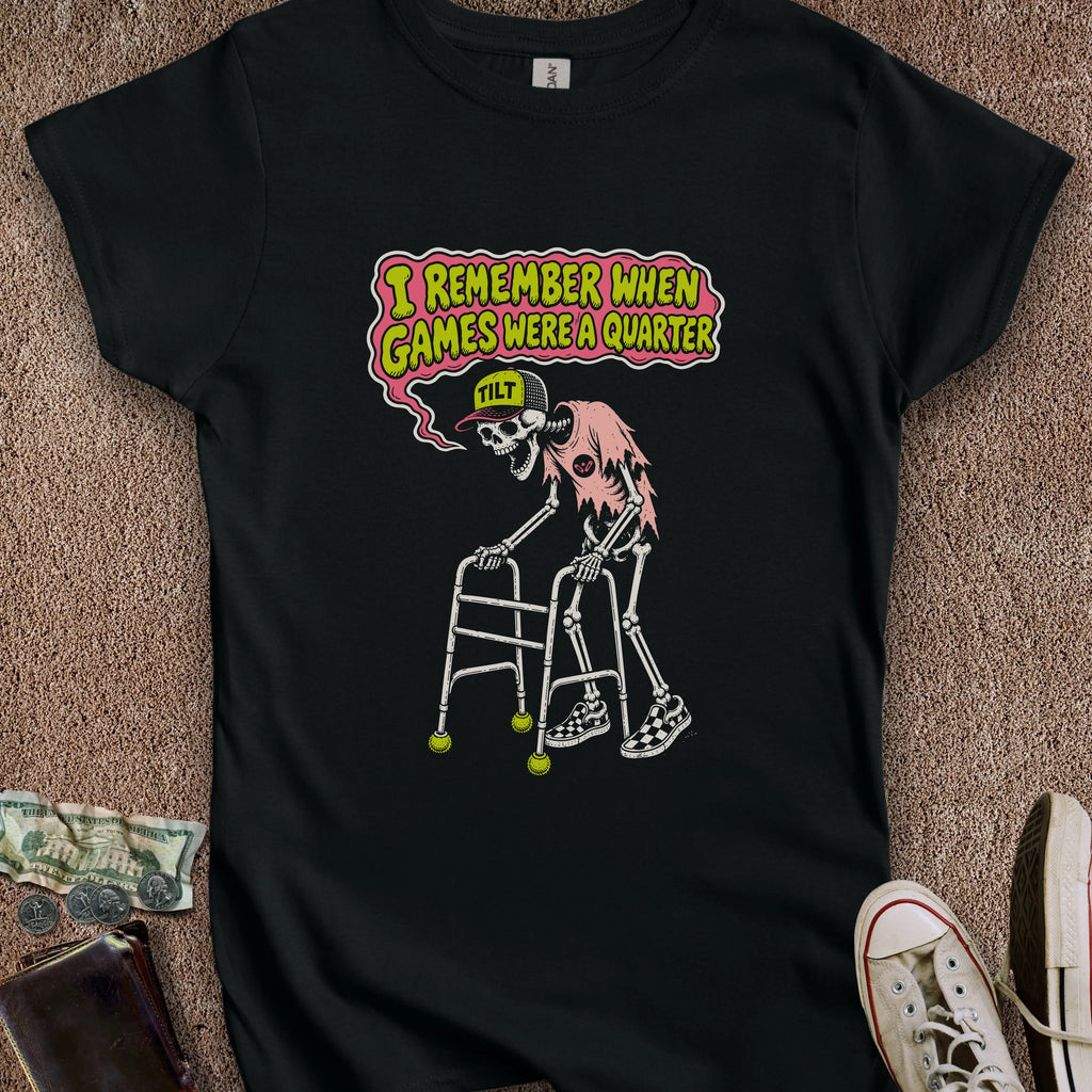 Printify T-Shirt S / Black Games Were a Quarter Women's T-Shirt