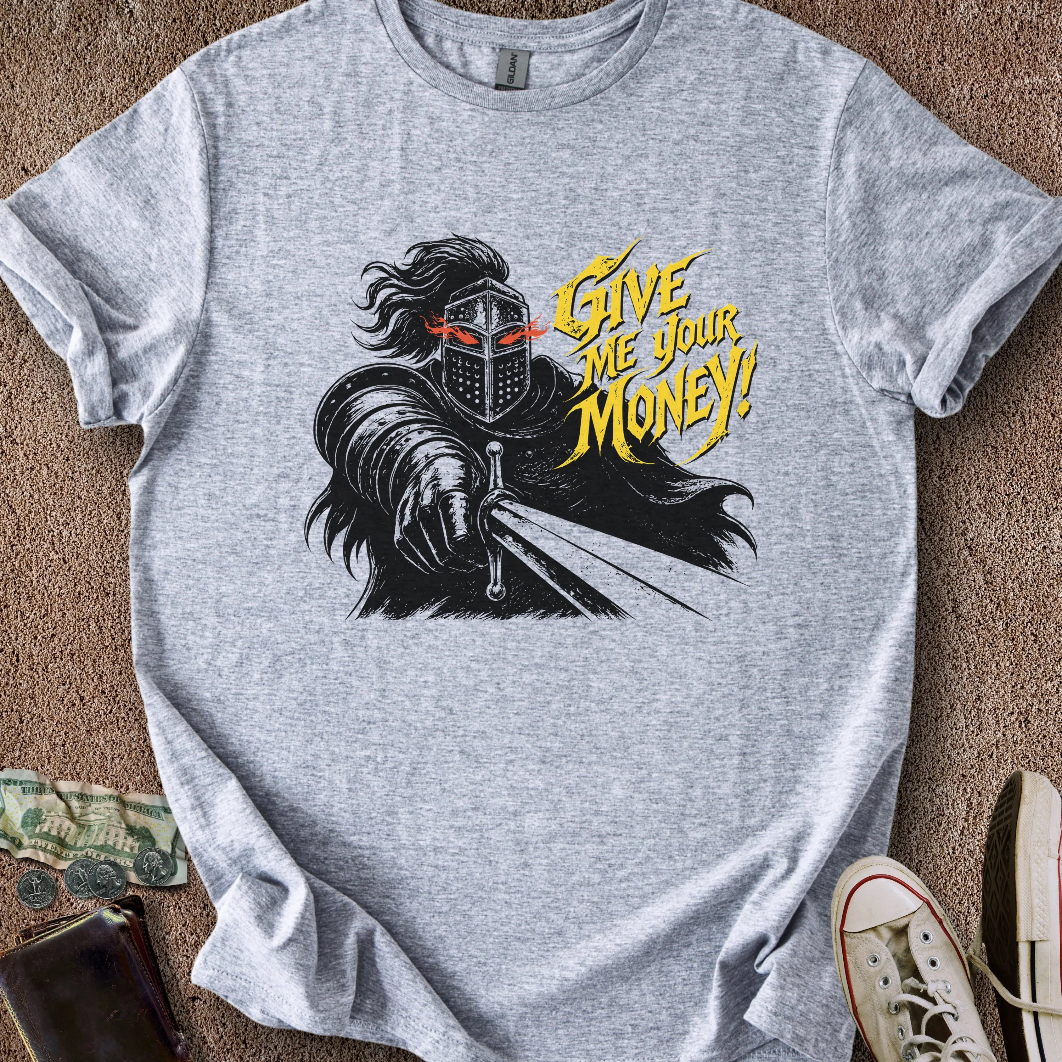 Printify T-Shirt Sport Grey / S Gimmie UR Money T-Shirt