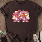 Printify T-Shirt Dark Chocolate / S Girl That Loves Pinball T-Shirt