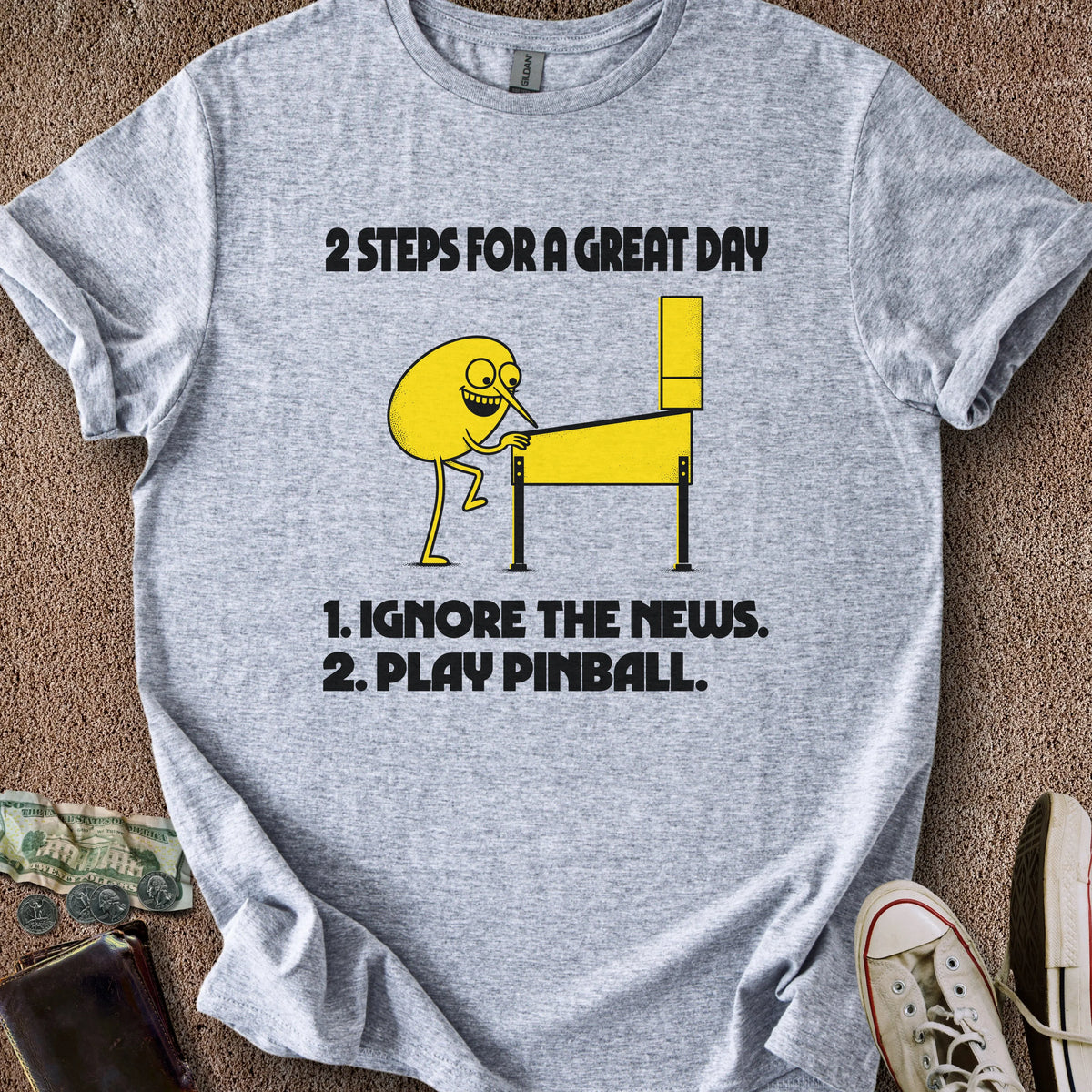 Printify T-Shirt Sport Grey / S Great Day List T-Shirt