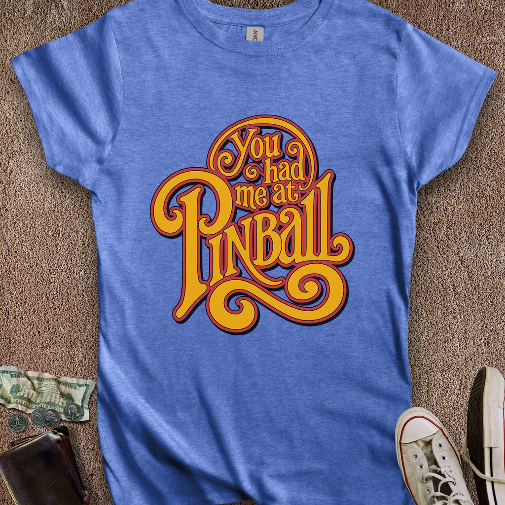 Printify T-Shirt S / Royal Had Me At Pinball Women's T-Shirt