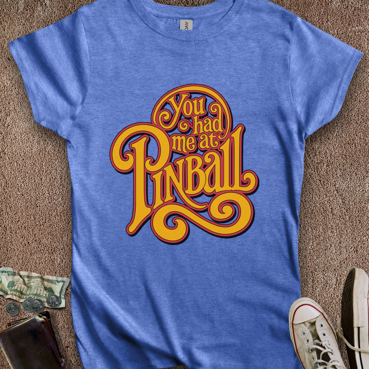 Printify T-Shirt S / Royal Had Me At Pinball Women's T-Shirt