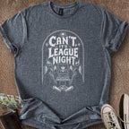Printify T-Shirt Dark Heather / S Hail League Night T-Shirt