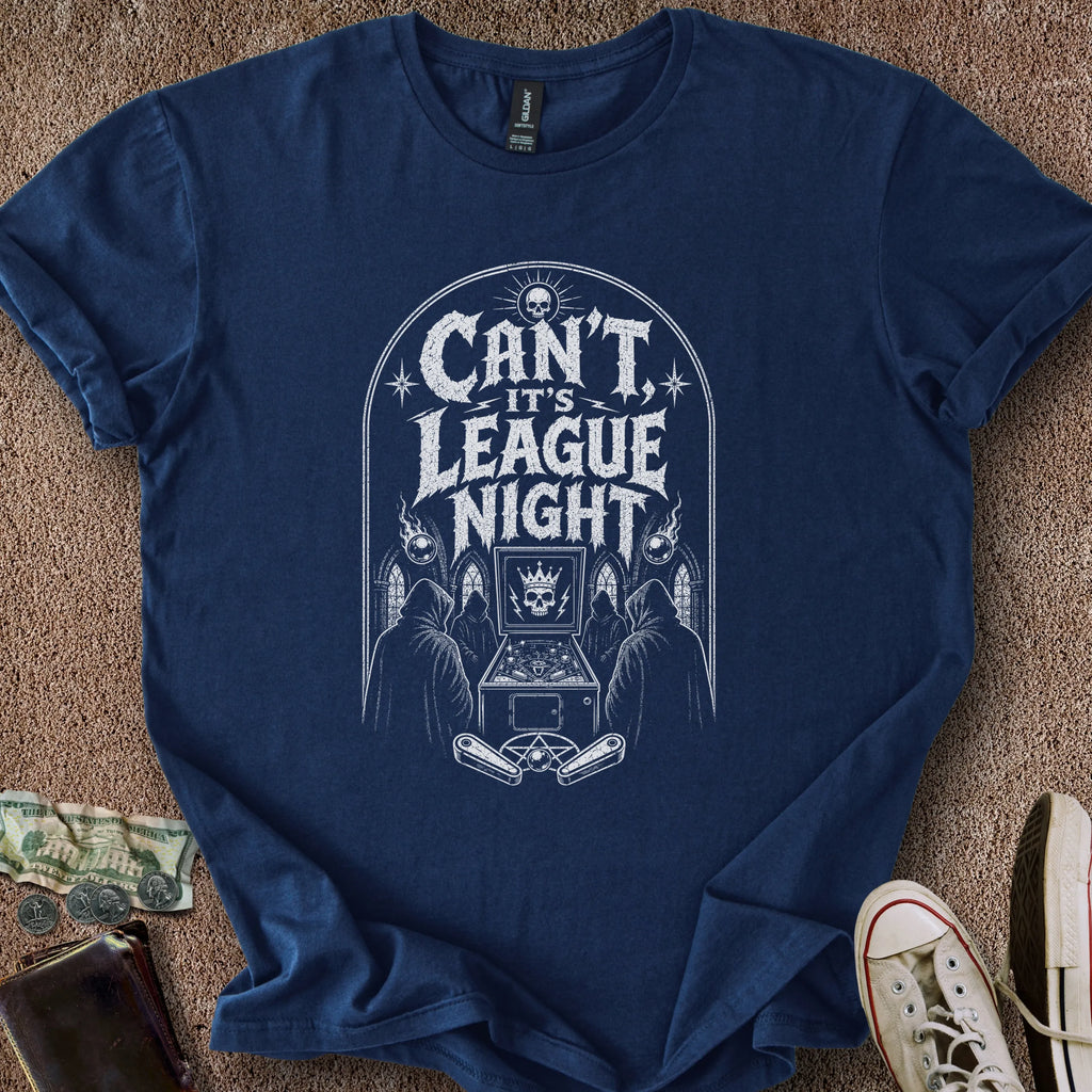 Printify T-Shirt Navy / S Hail League Night T-Shirt