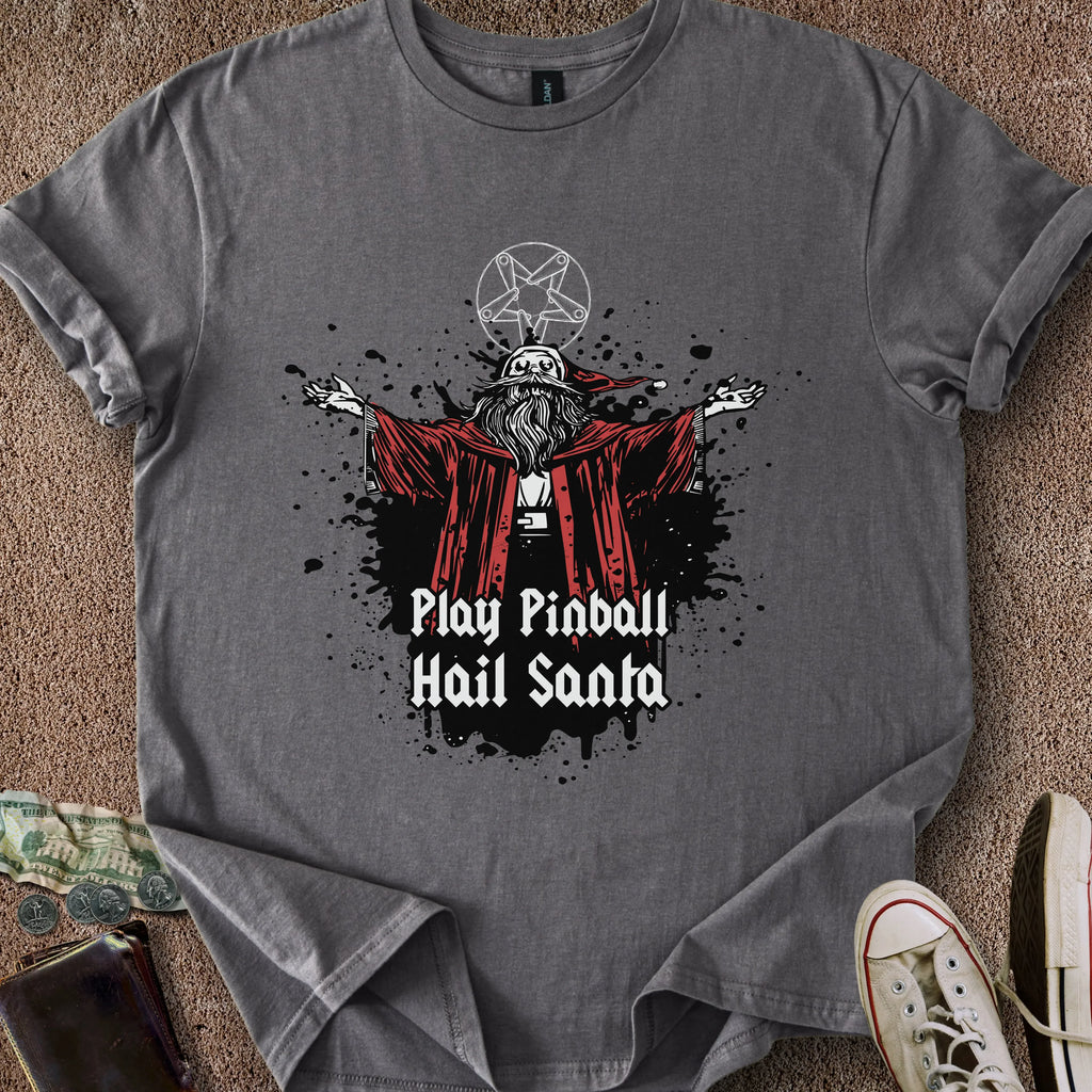 Printify T-Shirt Charcoal / S Hail Santa T-Shirt