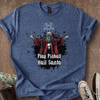Printify T-Shirt Heather Navy / S Hail Santa T-Shirt