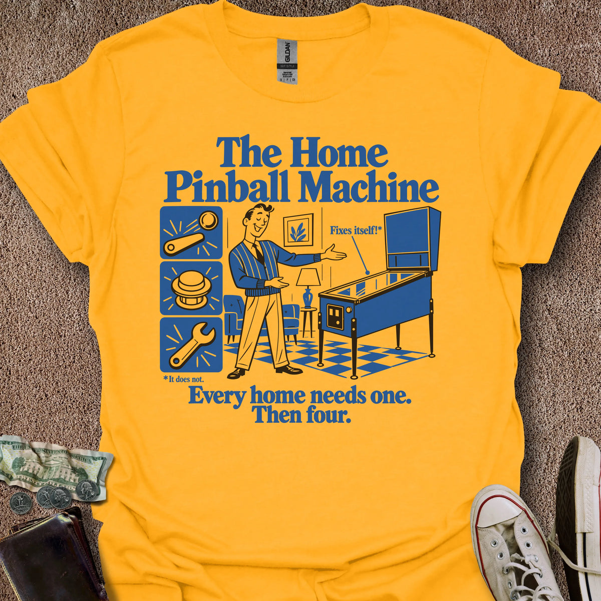 Printify T-Shirt Home Machine T-Shirt