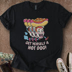 Printify T-Shirt Black / S Hot Dog Pals T-Shirt