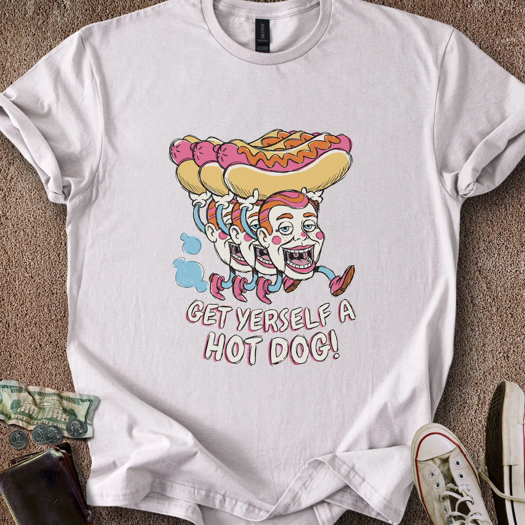 Printify T-Shirt Ice Grey / S Hot Dog Pals T-Shirt