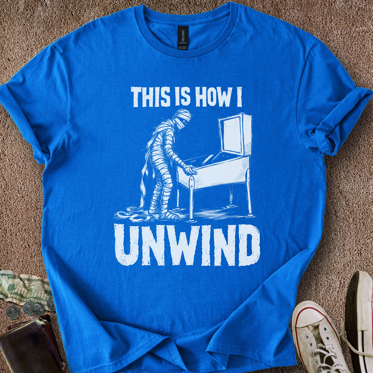 Printify T-Shirt Royal / S How I Unwind T-Shirt
