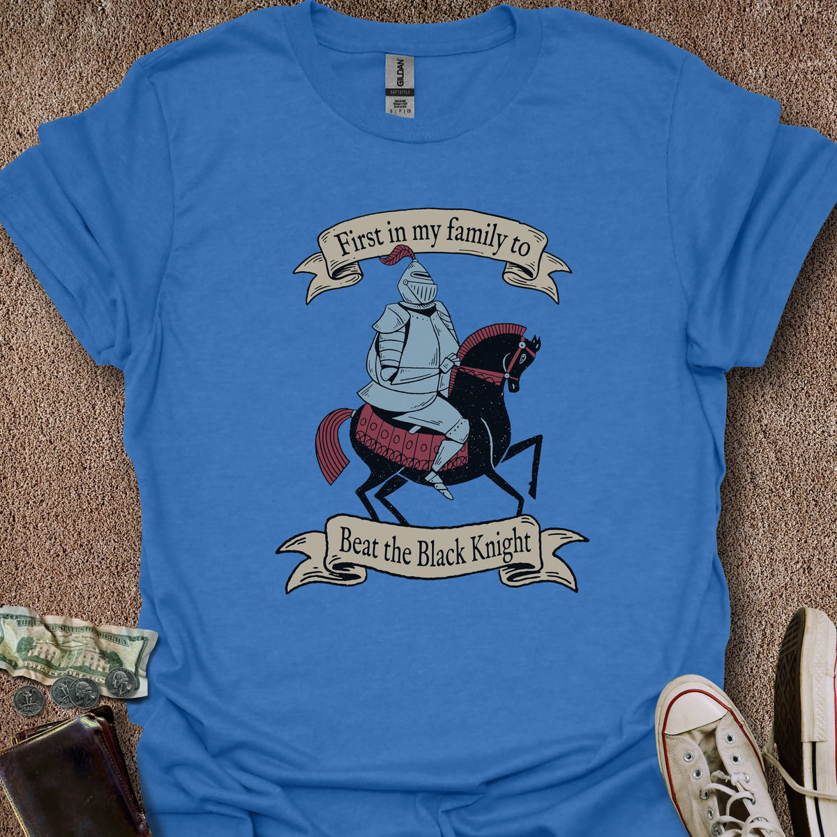 Printify T-Shirt Heather Royal / S I Beat the Knight T-Shirt