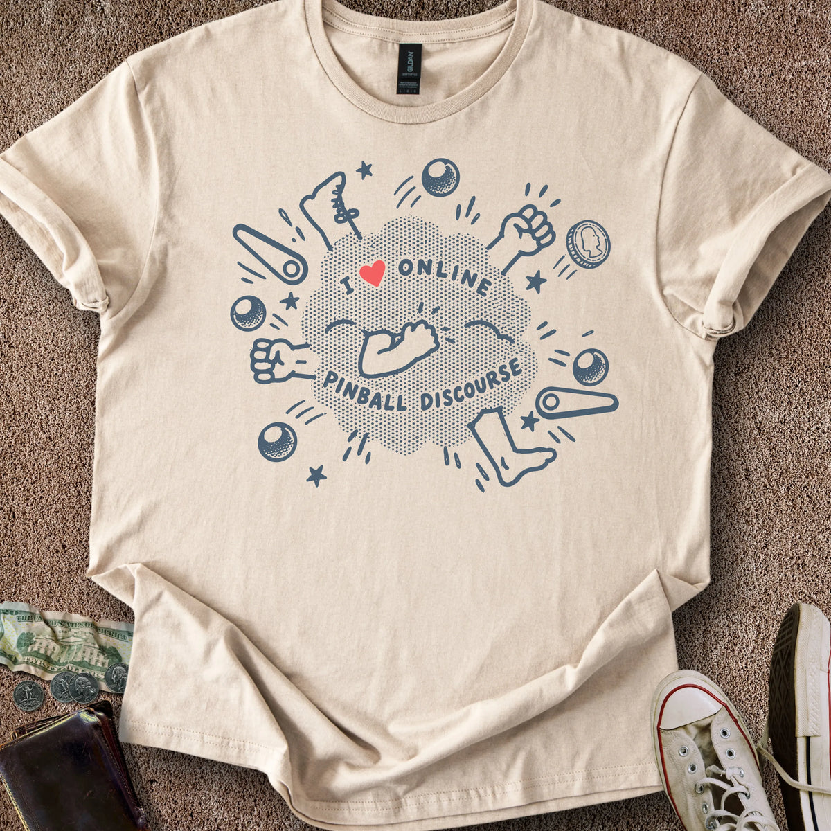 Printify T-Shirt Sand / S I ❤️ Discourse T-Shirt
