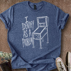 Printify T-Shirt Heather Navy / S I Identify As A Problem T-Shirt