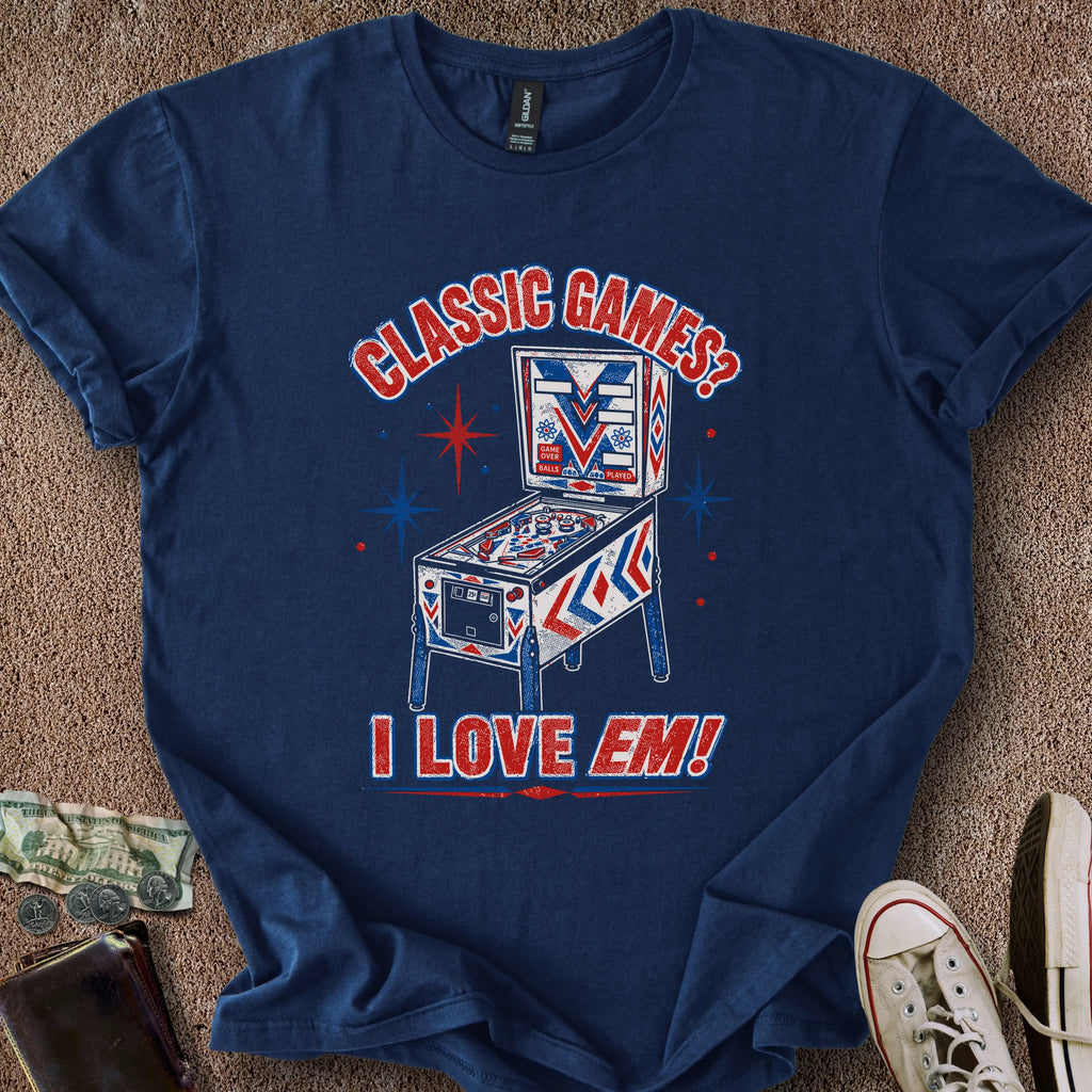Printify T-Shirt Navy / S I Love EMs T-Shirt