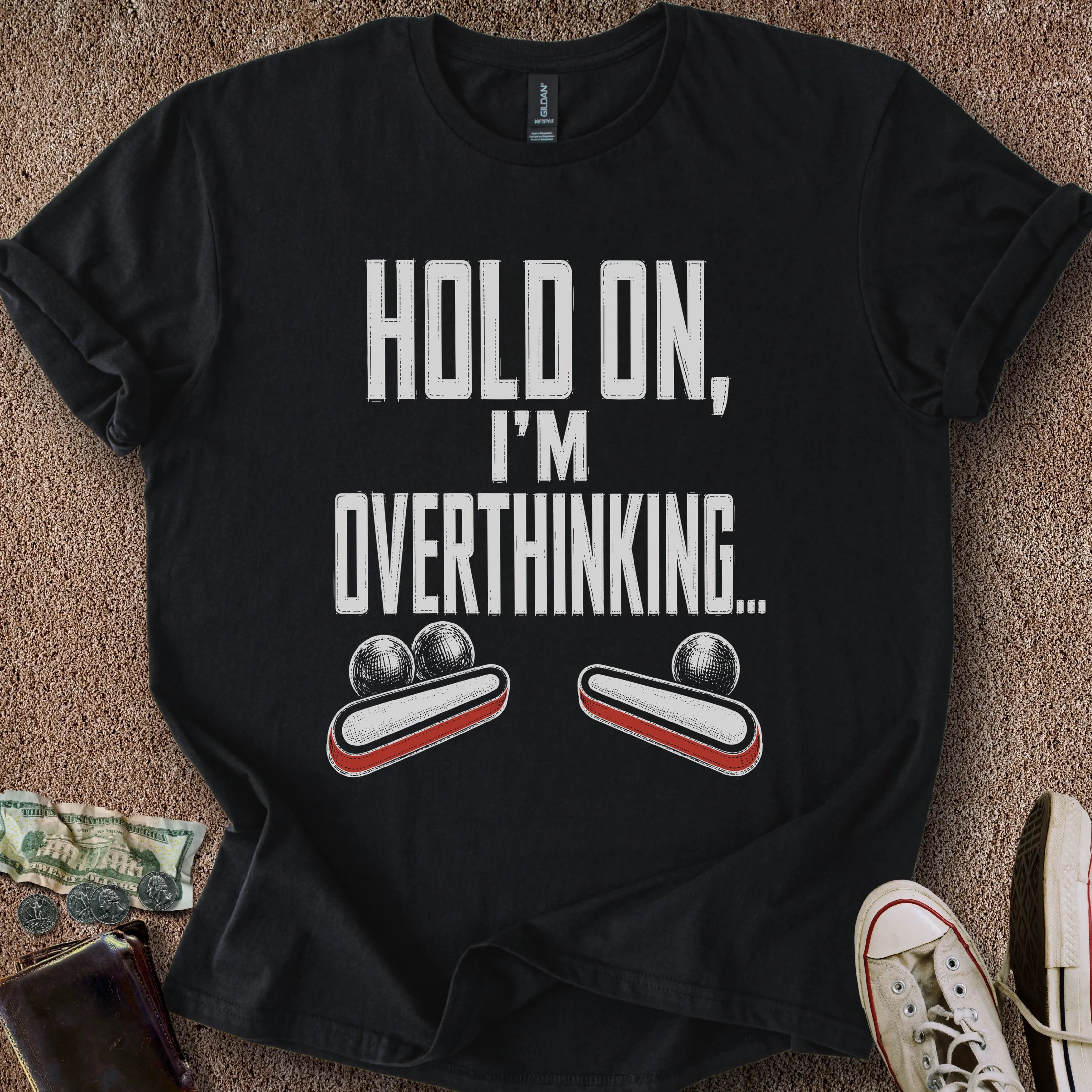 Printify T-Shirt Black / S I'm Overthinking T-Shirt