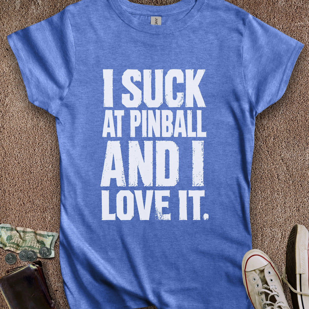 Printify T-Shirt S / Royal I Suck at Pinball Women's T-Shirt