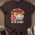 Printify T-Shirt Dark Chocolate / S Internet Pinball Opinons T-Shirt