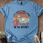 Printify T-Shirt Heather Indigo / S Internet Pinball Opinons T-Shirt