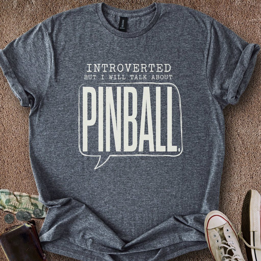 Printify T-Shirt Dark Heather / S Introverted Pinball T-Shirt