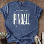 Printify T-Shirt Heather Navy / S Introverted Pinball T-Shirt