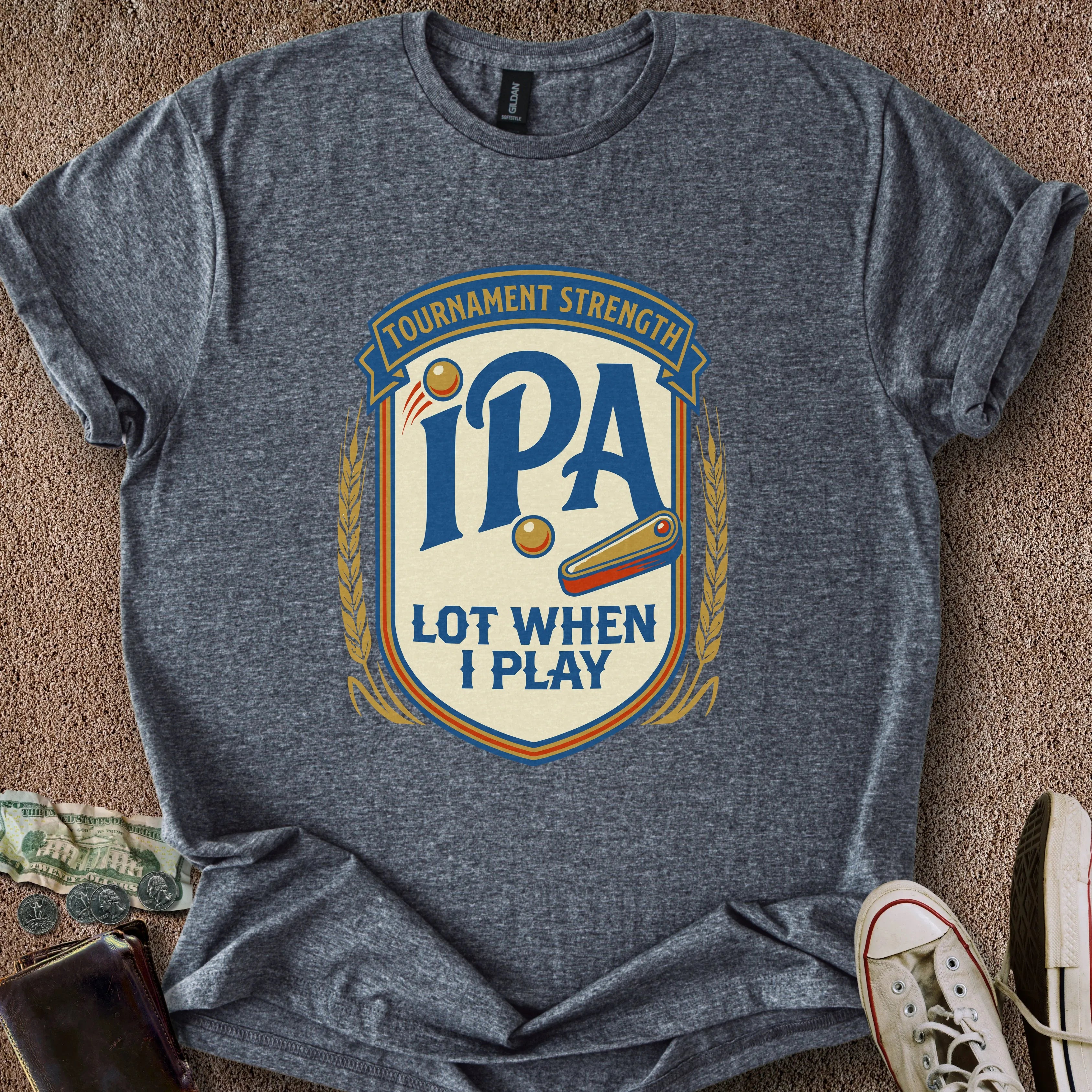 Printify T-Shirt Dark Heather / S IPA Lot T-Shirt