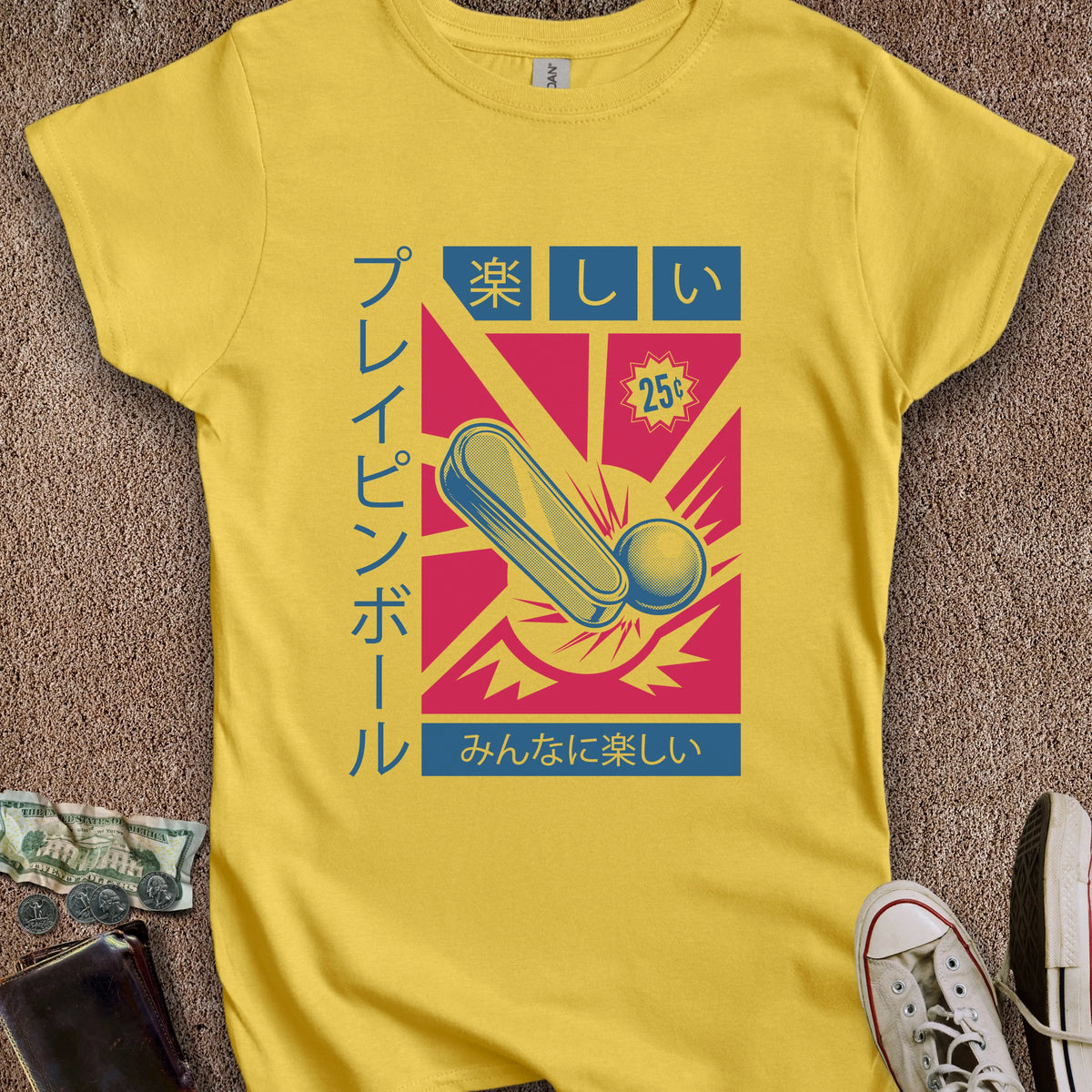 Printify T-Shirt 2XL / Daisy Japanese Pinball Women's T-Shirt
