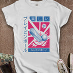 Printify T-Shirt S / White Japanese Pinball Women's T-Shirt