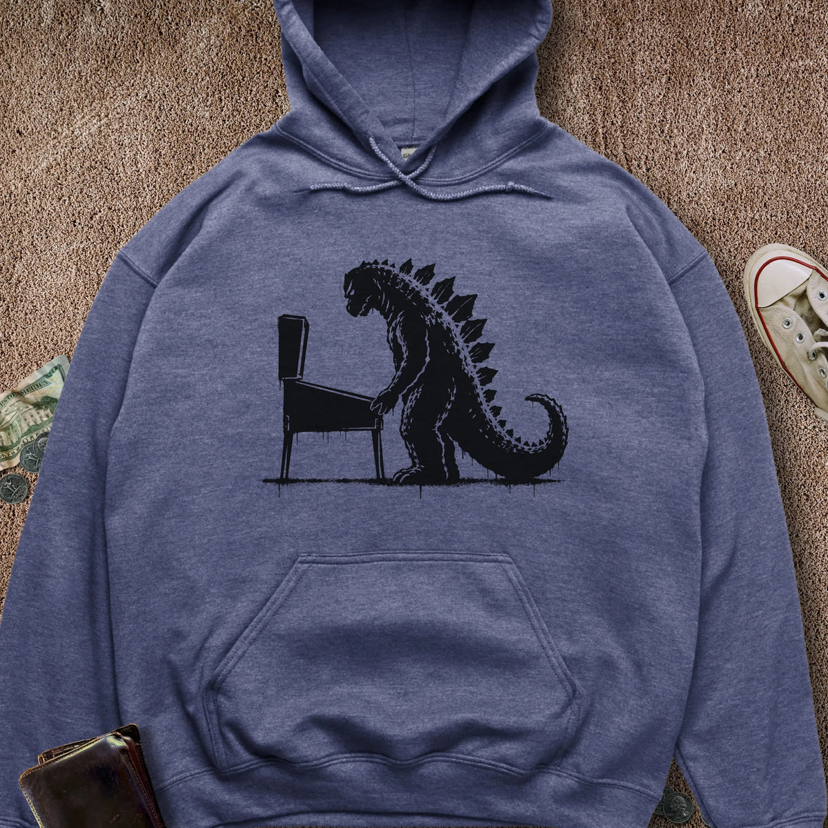 Printify Hoodie Heather Navy / S Kaiju Pinball Hoodie