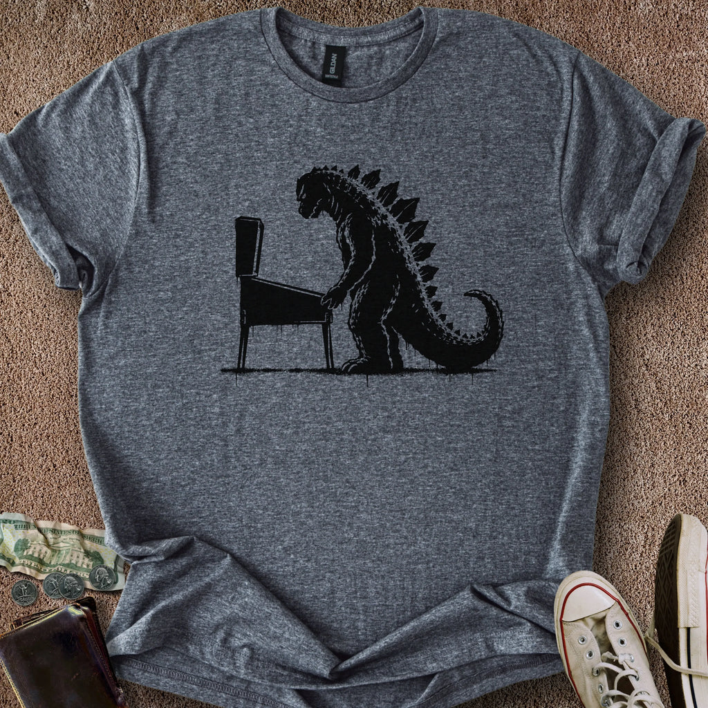 Printify T-Shirt Dark Heather / S Kaiju Pinball T-Shirt