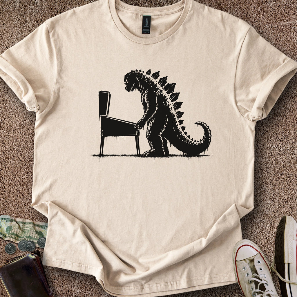 Printify T-Shirt Sand / S Kaiju Pinball T-Shirt