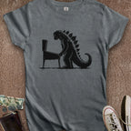 Printify T-Shirt S / Dark Heather Kaiju Playing Pinball Women's T-Shirt