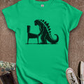 Printify T-Shirt S / Irish Green Kaiju Playing Pinball Women's T-Shirt