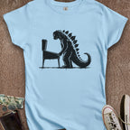 Printify T-Shirt S / Light Blue Kaiju Playing Pinball Women's T-Shirt