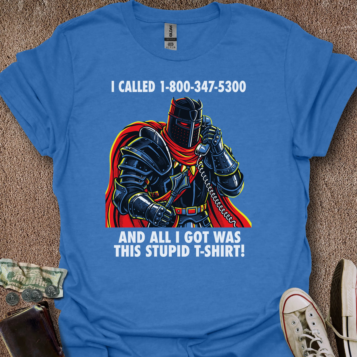 Printify T-Shirt S / Heather Royal Knight Caller T-Shirt