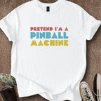 Printify T-Shirt White / S Lazy Pinball Costume T-Shirt