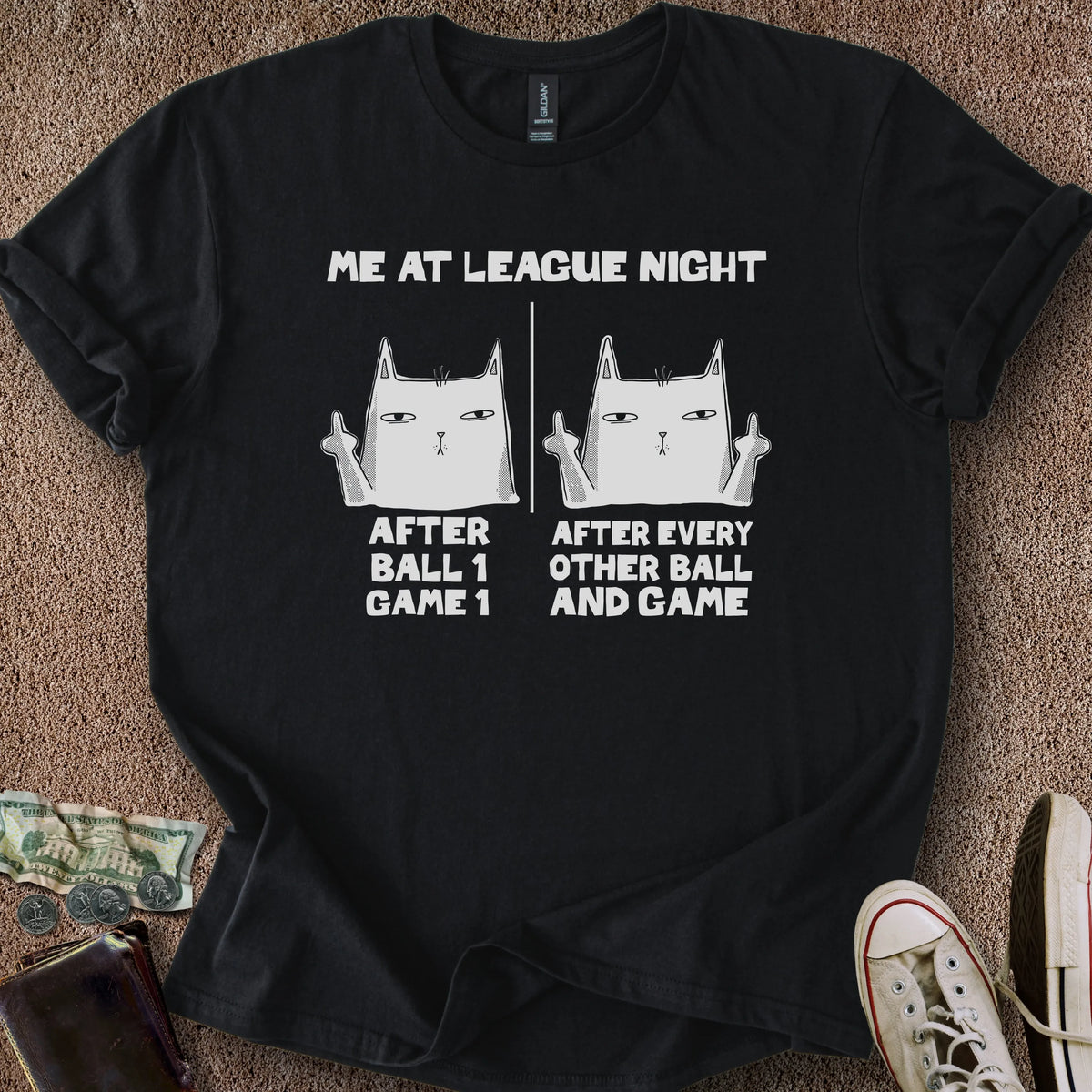 Printify T-Shirt Black / S League Loser T-Shirt