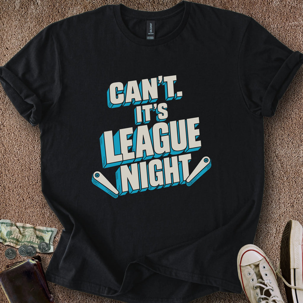 Printify T-Shirt Black / S League Night T-Shirt