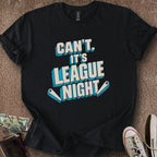 Printify T-Shirt Black / S League Night T-Shirt