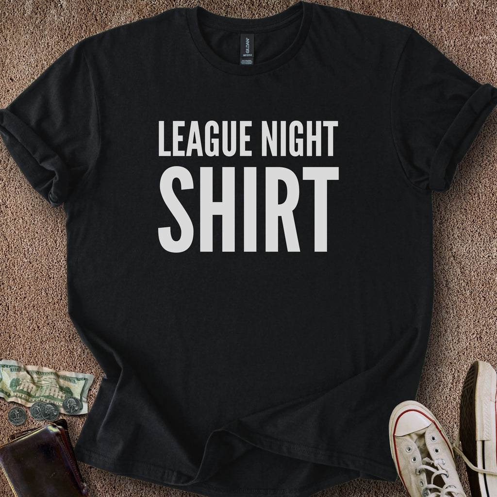 Printify T-Shirt Black / S League Night T-Shirt