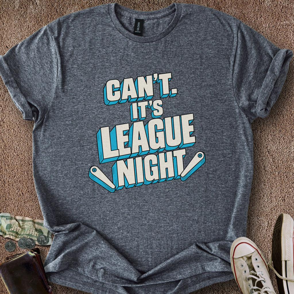 Printify T-Shirt Dark Heather / S League Night T-Shirt