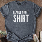 Printify T-Shirt Dark Heather / S League Night T-Shirt