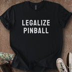 Printify T-Shirt Black / S Legalize Pinball T-Shirt