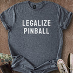 Printify T-Shirt Dark Heather / S Legalize Pinball T-Shirt