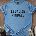 Printify T-Shirt Heather Indigo / S Legalize Pinball T-Shirt