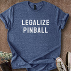 Printify T-Shirt Heather Navy / S Legalize Pinball T-Shirt