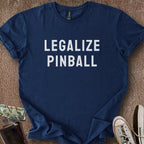 Printify T-Shirt Navy / S Legalize Pinball T-Shirt