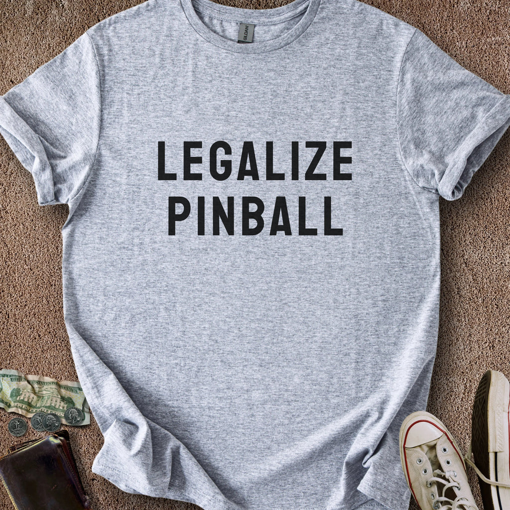 Printify T-Shirt Sport Grey / S Legalize Pinball T-Shirt