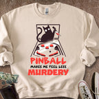 Printify Sweatshirt S / Sand Less Murdery Sweatshirt