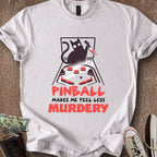 Printify T-Shirt Ice Grey / S Less Murdery T-Shirt