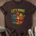Printify T-Shirt Dark Chocolate / S Let's Boogie T-Shirt